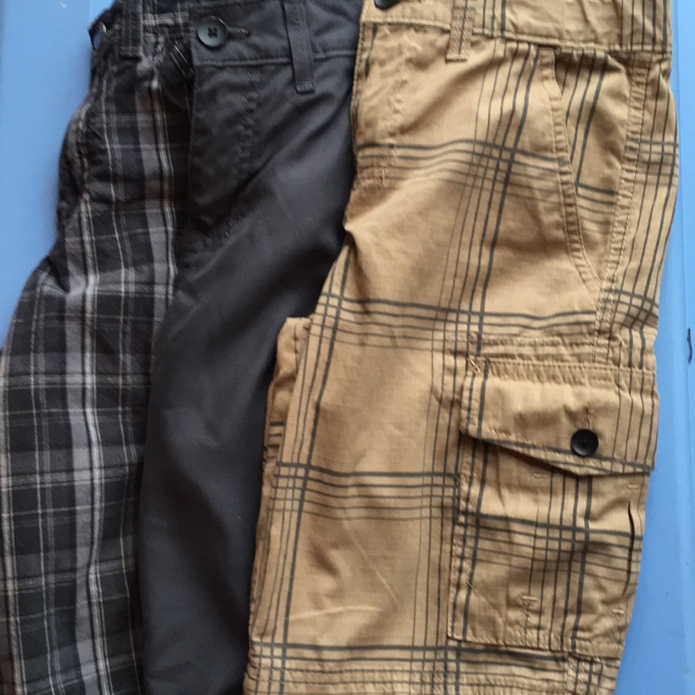 3 pair boys cargo shorts